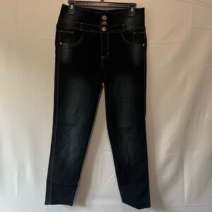 BAXTER- Butt Lifting Dark Wash Columbian Jeans Size 11